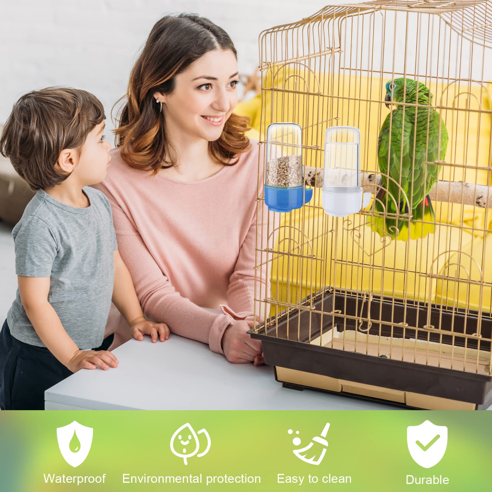 Weewooday bouteille eau pour cage verticale installation sécurisée