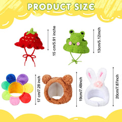 Weewooday chapeau banane pour petit chien ou chat, parfait pour défilé costumé.