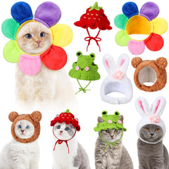 Weewooday chapeau oreilles-lapin pour chat ou petit chien, idéal pour photos mignonnes.