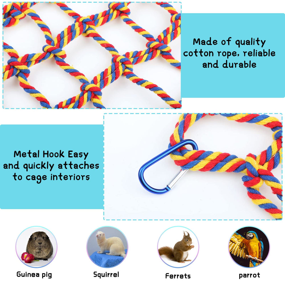 Weewooday crochets inoxydables, fixation fiable pour cage et utilisation longue durée.