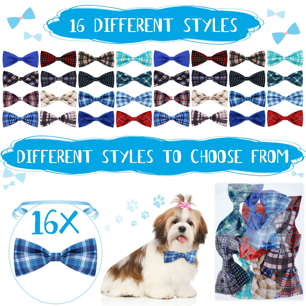 Weewooday ensemble de 16 noeuds pour chien, facile à changer selon l'occasion.