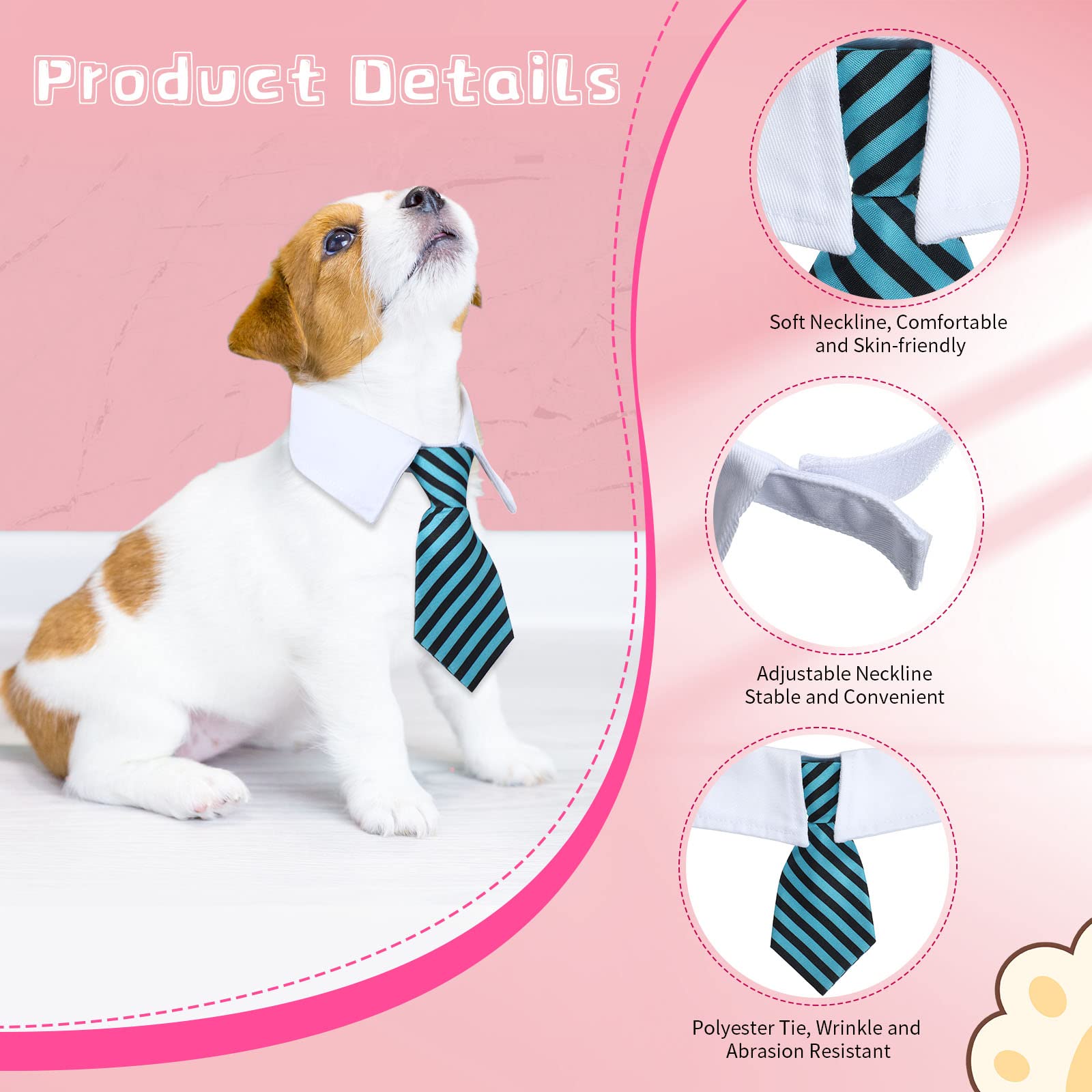Weewooday ensemble accessoires chien, look amusant pour fêtes et sorties.