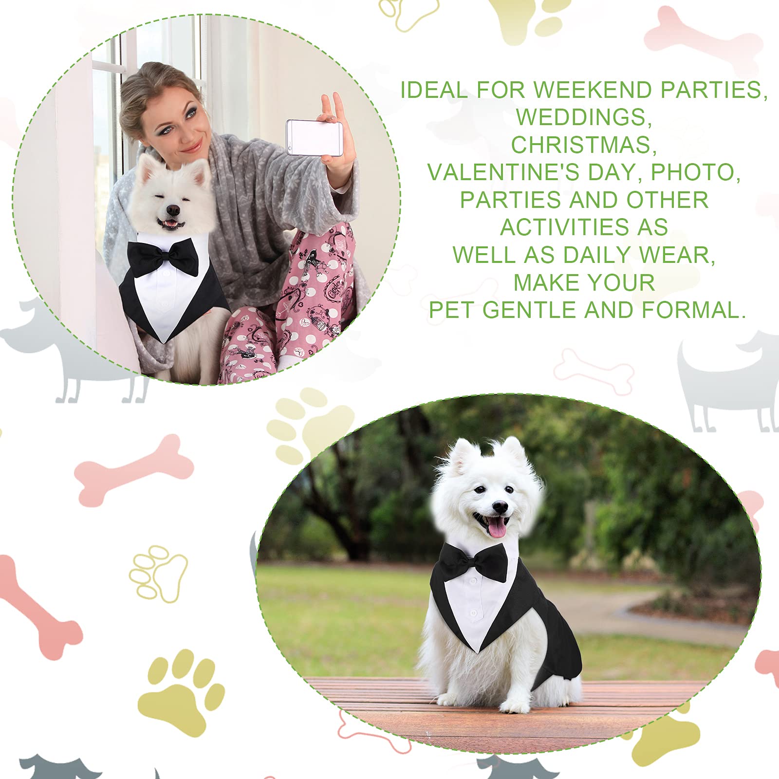 Weewooday Guide lavage – tuxedo chien, entretien facile