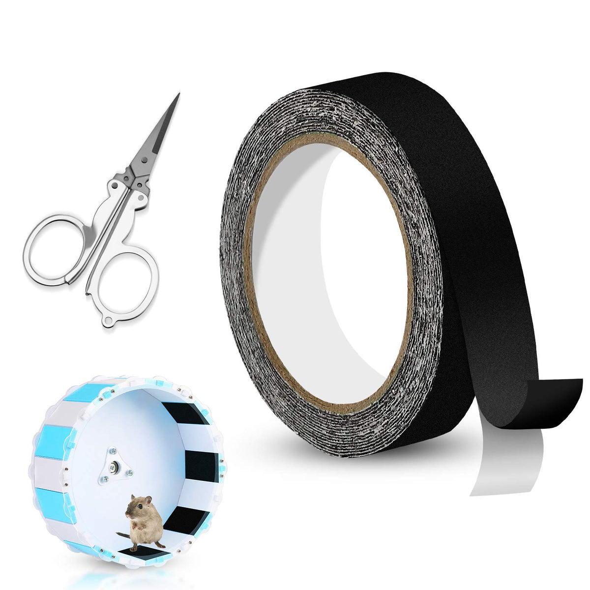 Rouleau Weewooday ruban sable pour ongles, prêt à être utilisé sur roue silencieuse