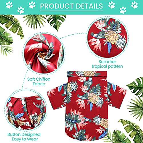 Weewooday t-shirt chien hawaïen coco et palmiers, look tropical.