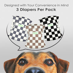 Wegreeco bandage ventral chien fermeture reglable: ajustement simple et securite.