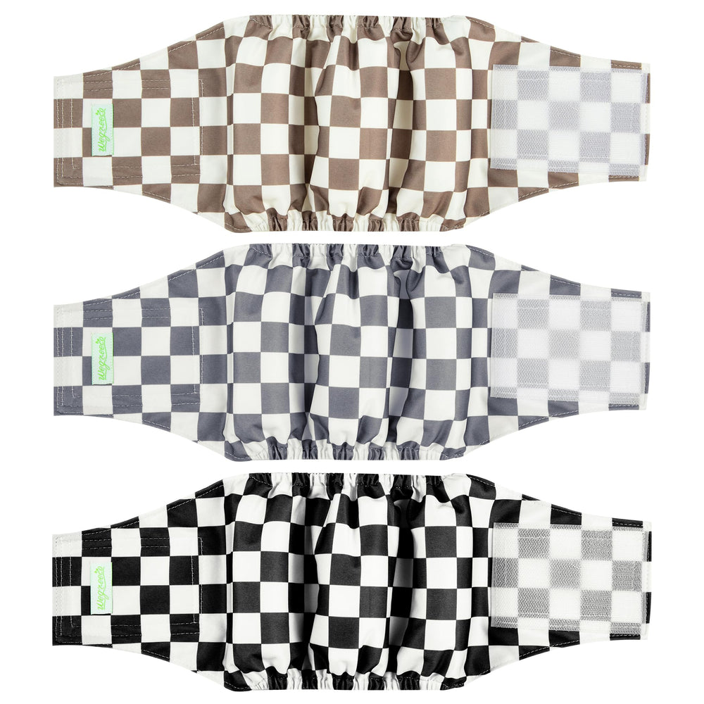 Wegreeco bandage ventral chien motif chic: confort et style au quotidien.