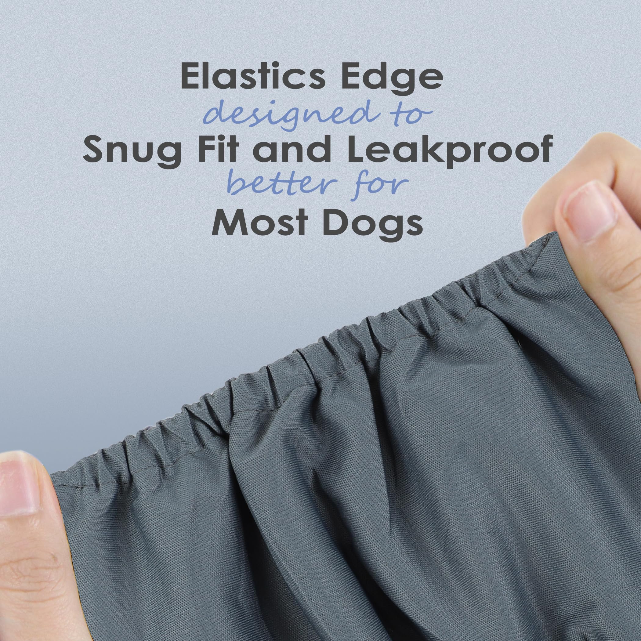 Wegreeco bandeau ventre chien motif chic 4, lavage facile et séchage rapide.