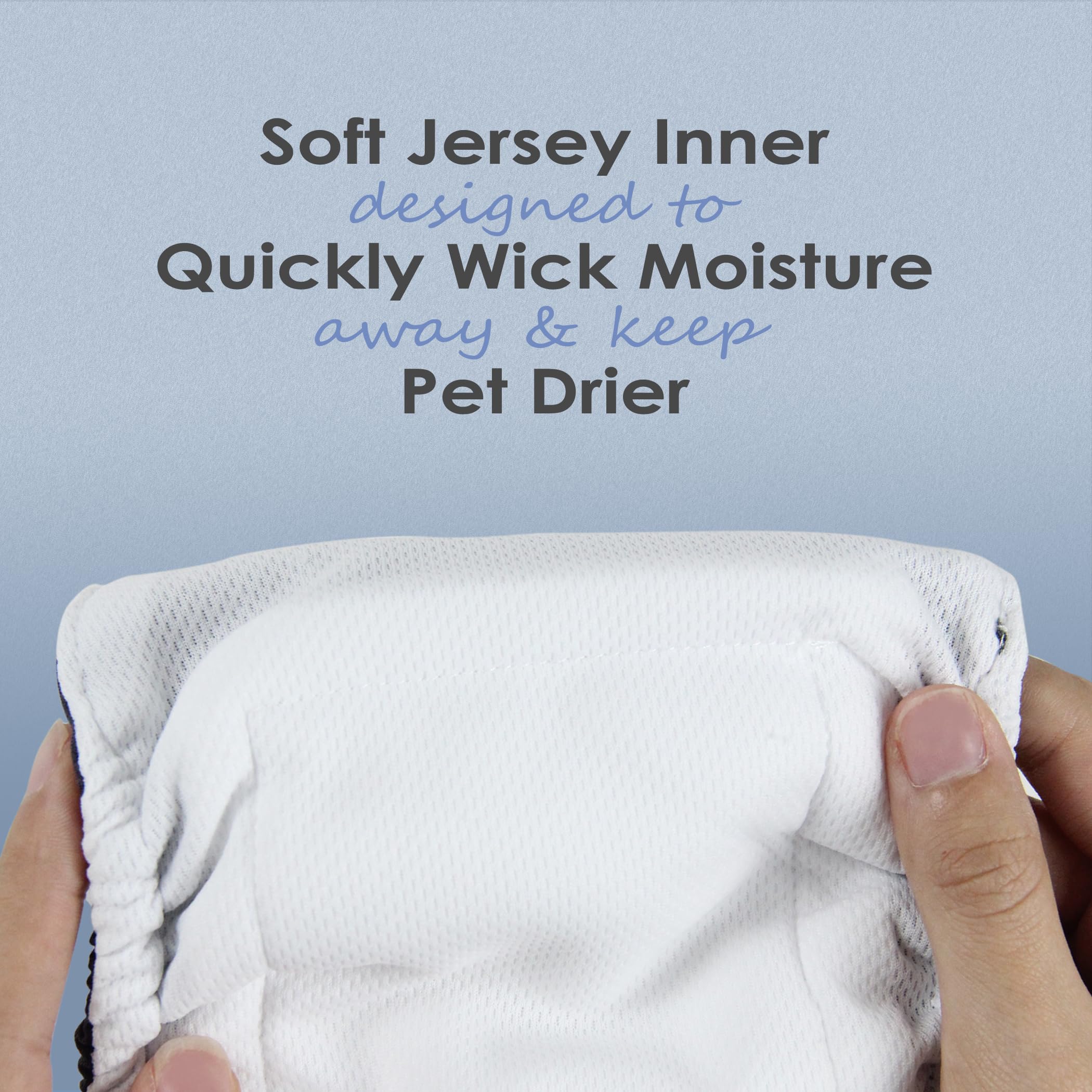 Wegreeco bandeau ventre chien motif chic 5, idéal lors des sorties pour limiter les accidents.