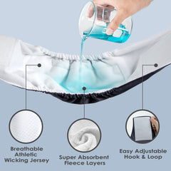 wegreeco couche exterieure impermeable noir – protection contre les fuites