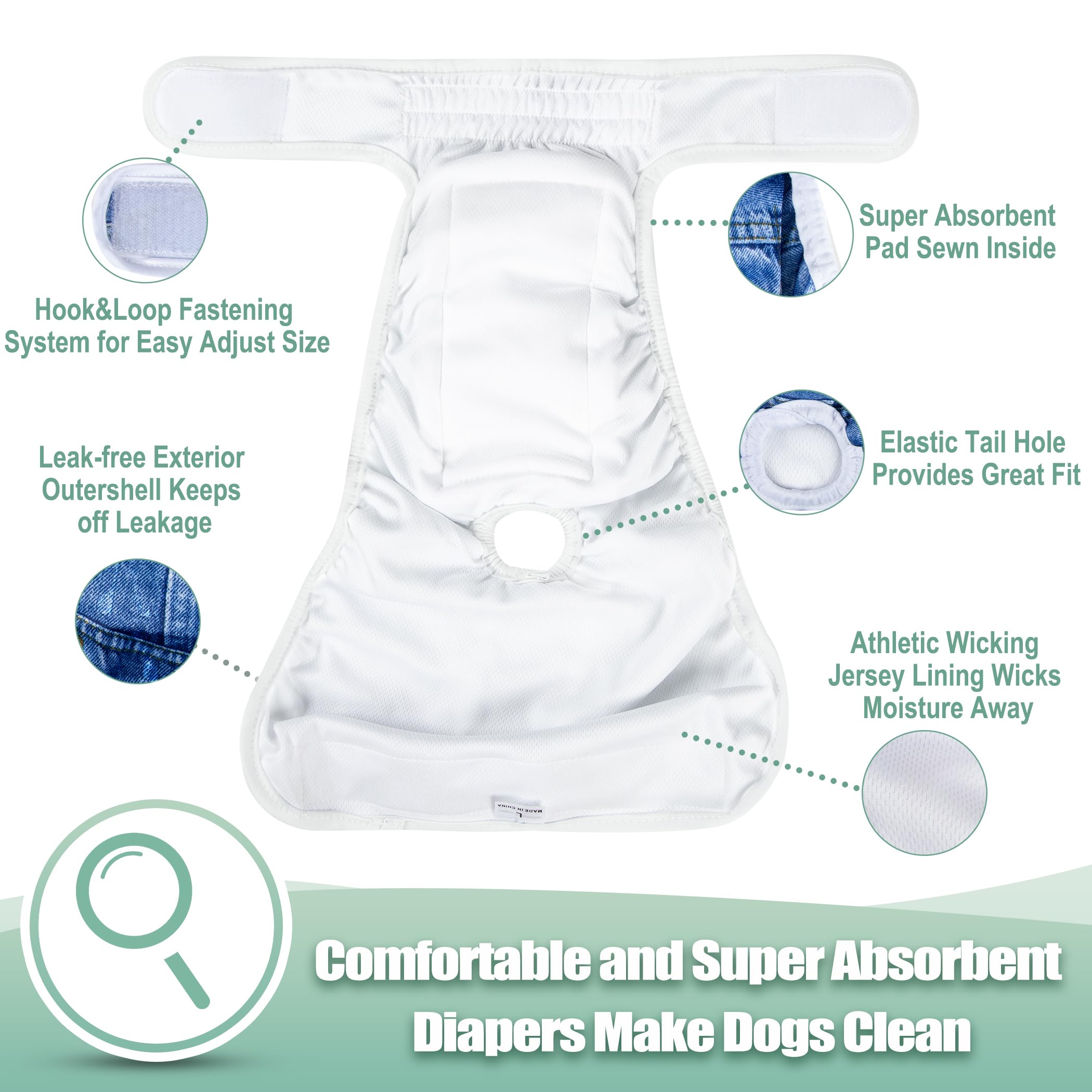 wegreeco guide tailles – ajustement sûr pour chien.