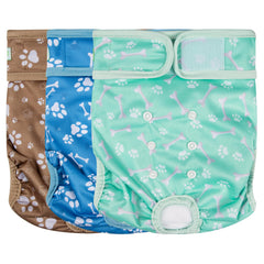 Wegreeco couches lavables pour chienne femelle: mesure-taille pour ajustement optimal