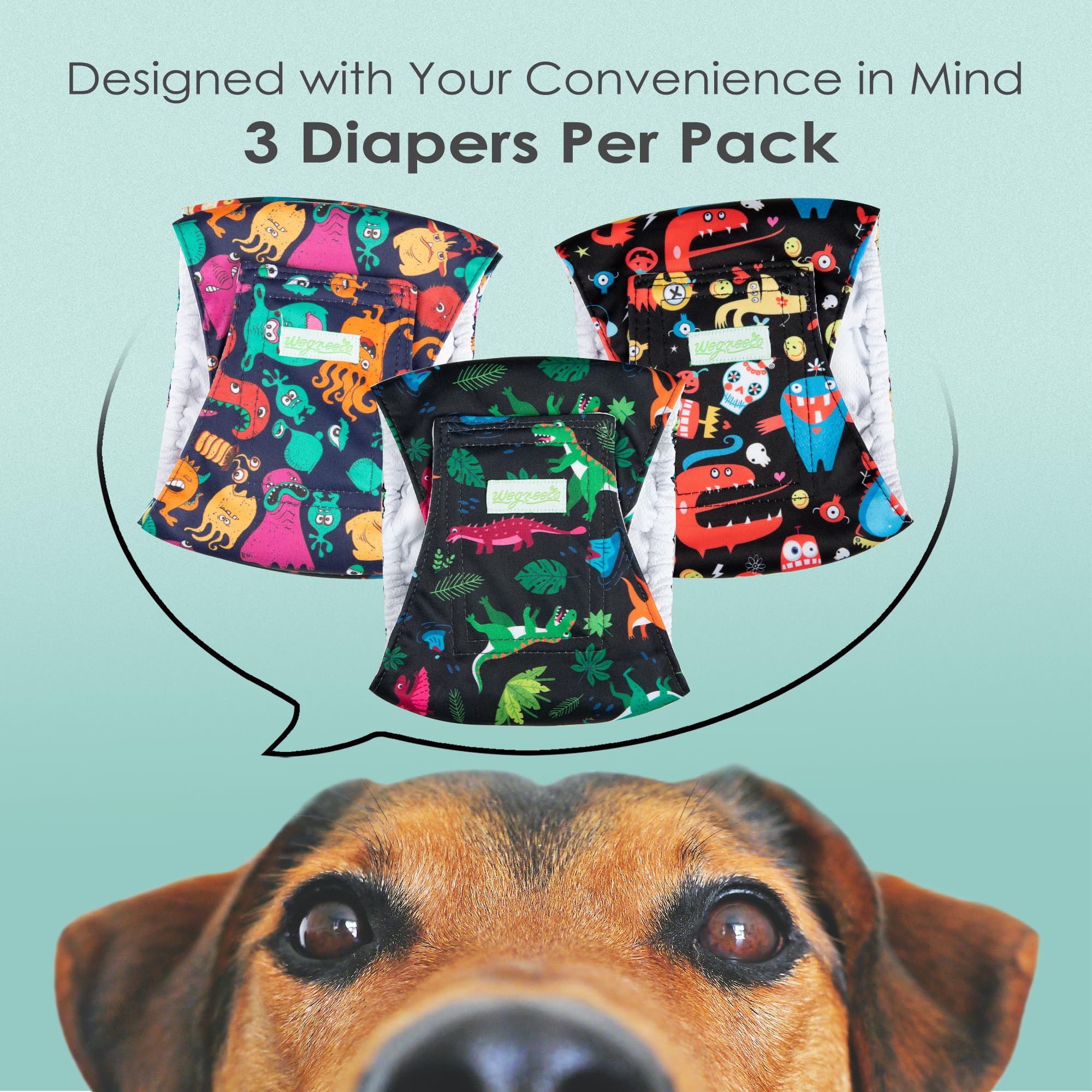 Intérieur en jersey doux Wegreeco, confort prolongé pour votre chien.
