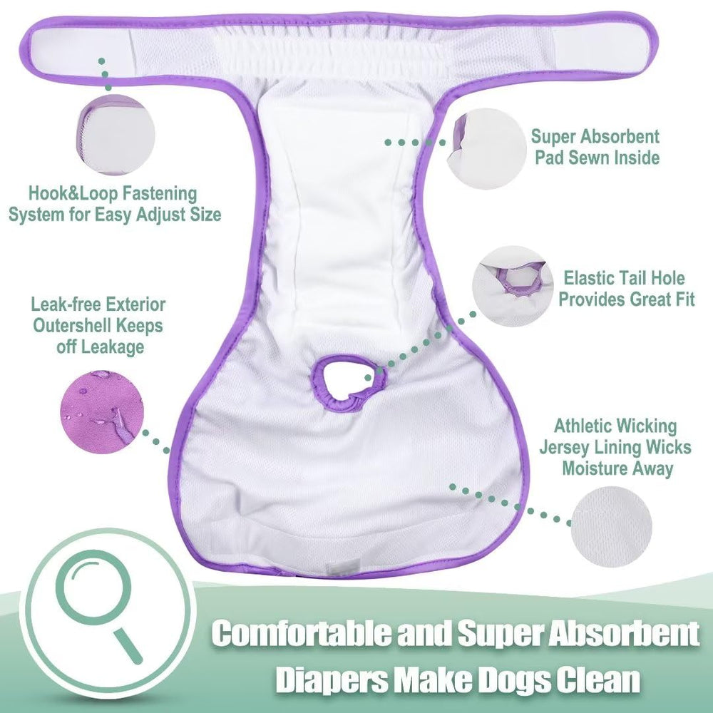 Wegreeco fermeture velcro, rapide à mettre et sûr pour le pelage.