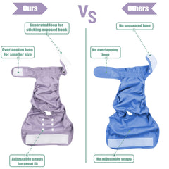 Wegreeco fermeture velcro rapide, facilité d'enfilage sans accrocher les poils.