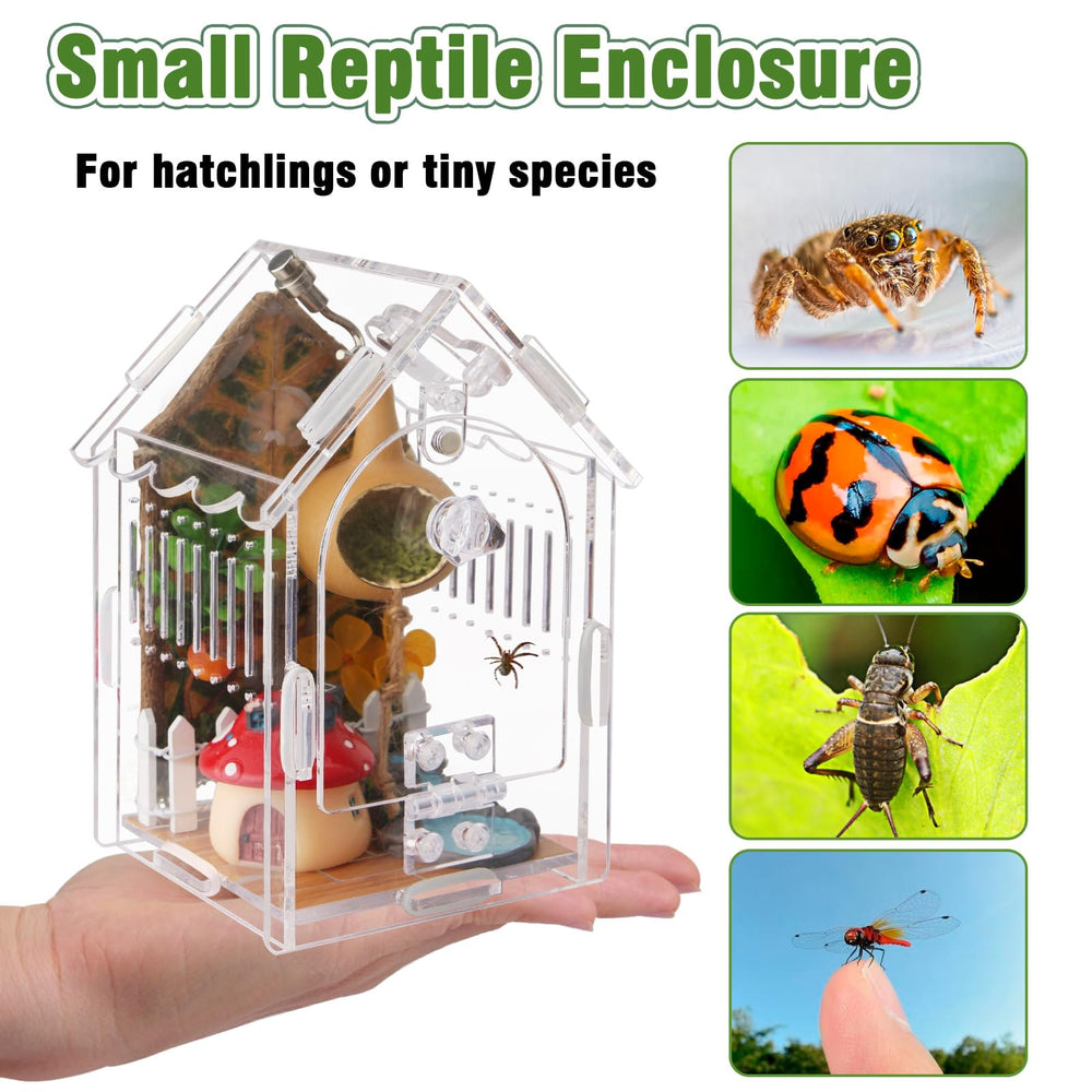 WEIKEJINA habitat petit animal polyvalent convient aux petits insectes et reptiles.