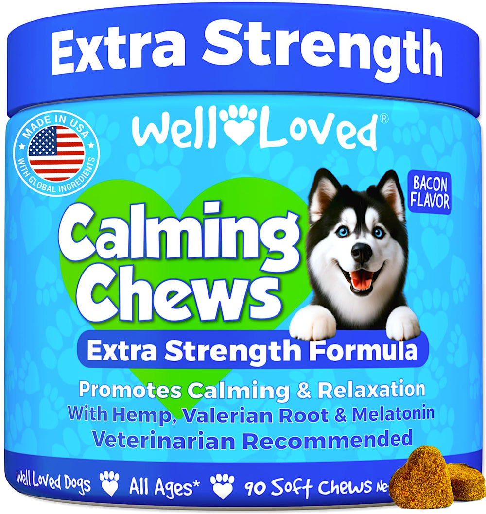 Well Loved friandises-calmes-chien dans emballage pratique, soutien au calme.