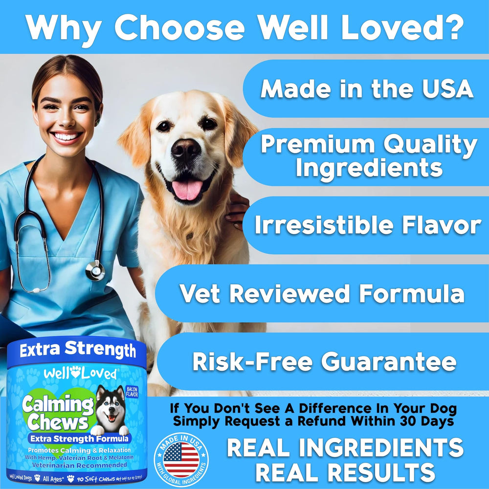 Well Loved vet-recommande-pour-chien, formulation naturelle pour confort et bien-être.