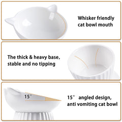 Wellbro assiette chat anti vomissements, aide potentielle lors des repas.