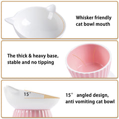 Wellbro bol anti-vomissement – conçu pour chats d’intérieur et chiots.