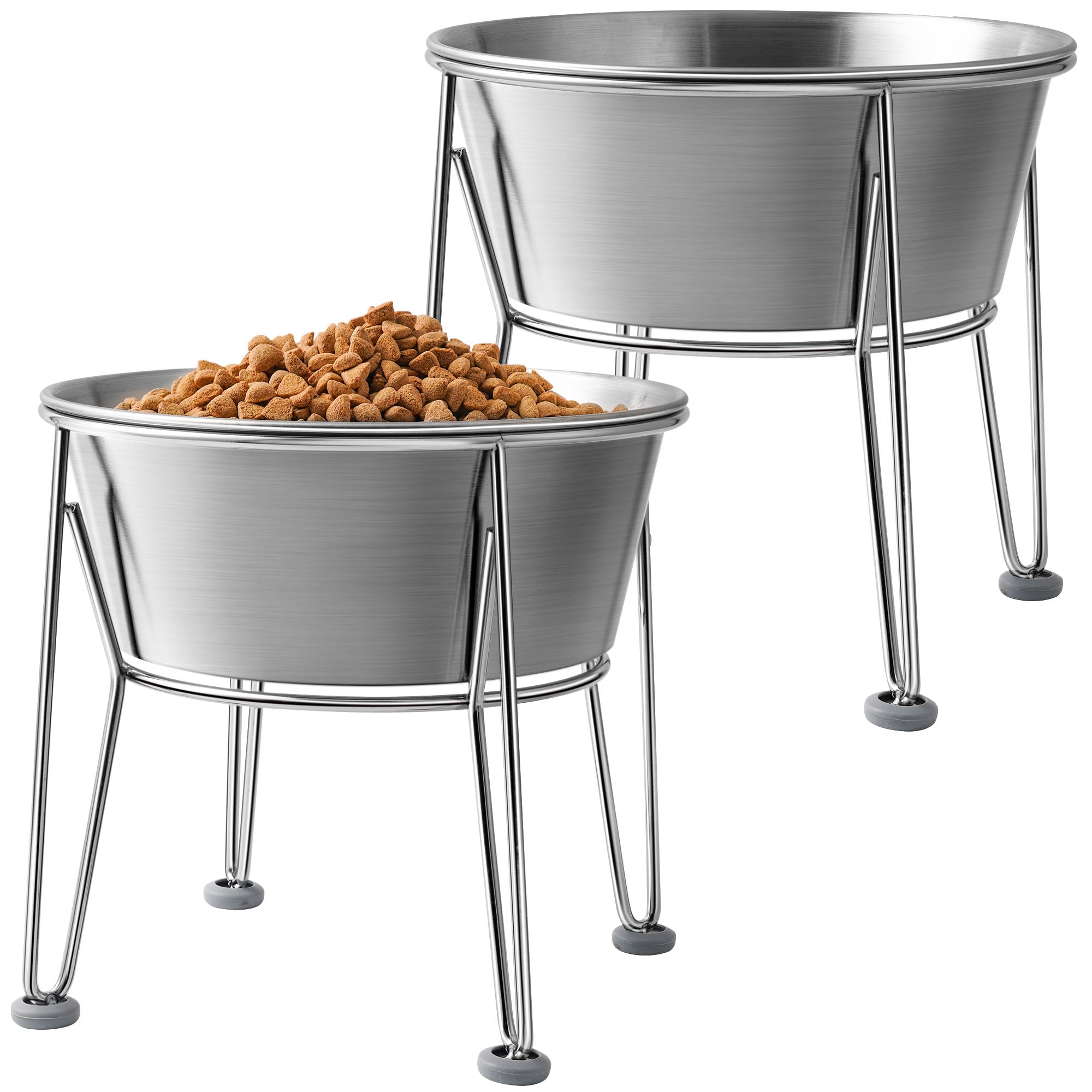 Wellbro bol surélevé pour chien avec stabilité et confort pendant les repas.