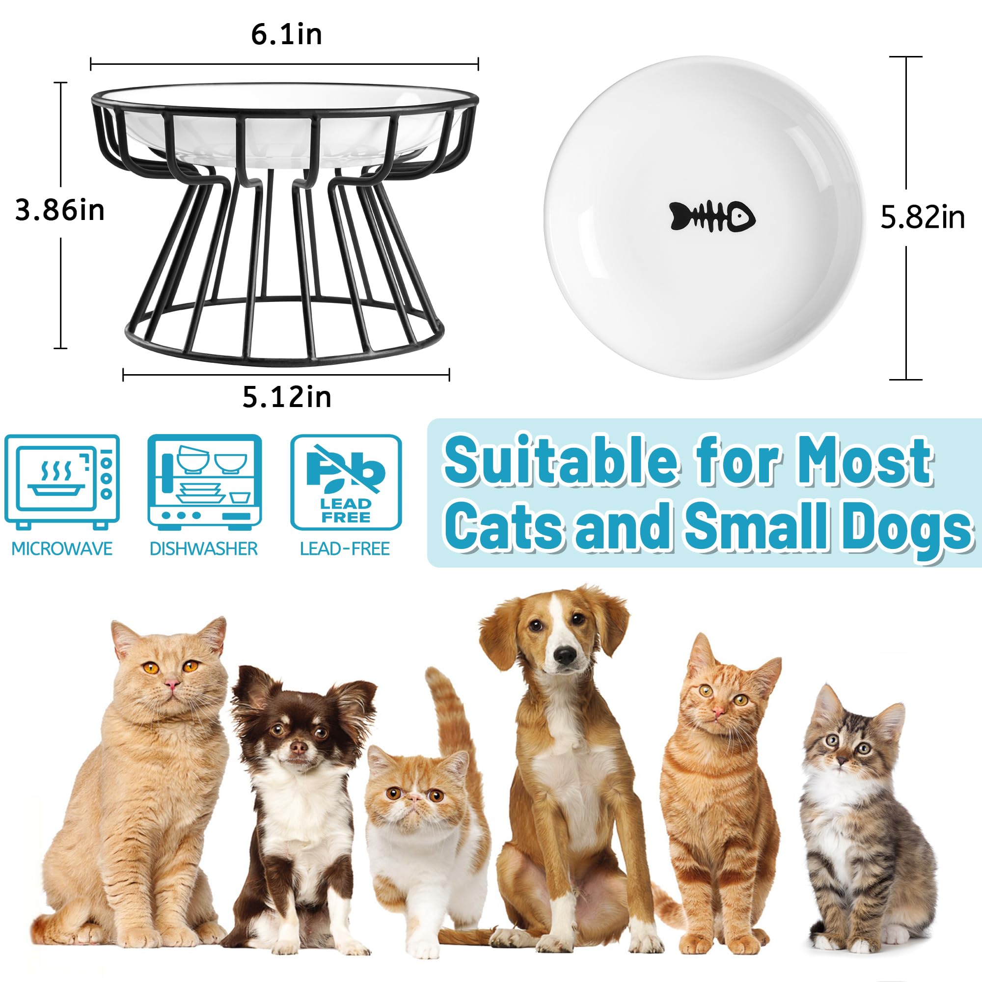 Wellbro ensemble-bol-chat-eleve-pied-metal, ensemble stable et pratique