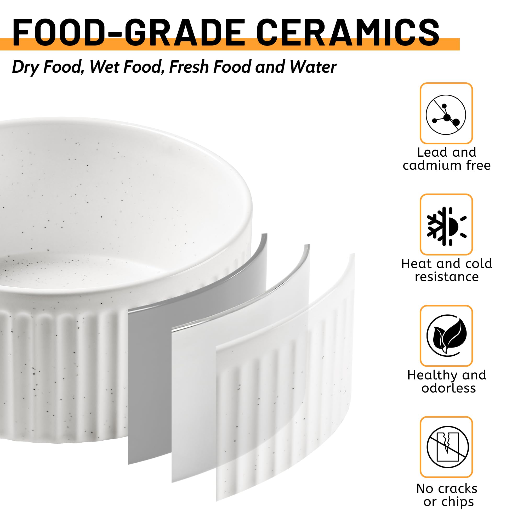 Matière sûre pour aliments, sans toxines ni saveurs indésirables.