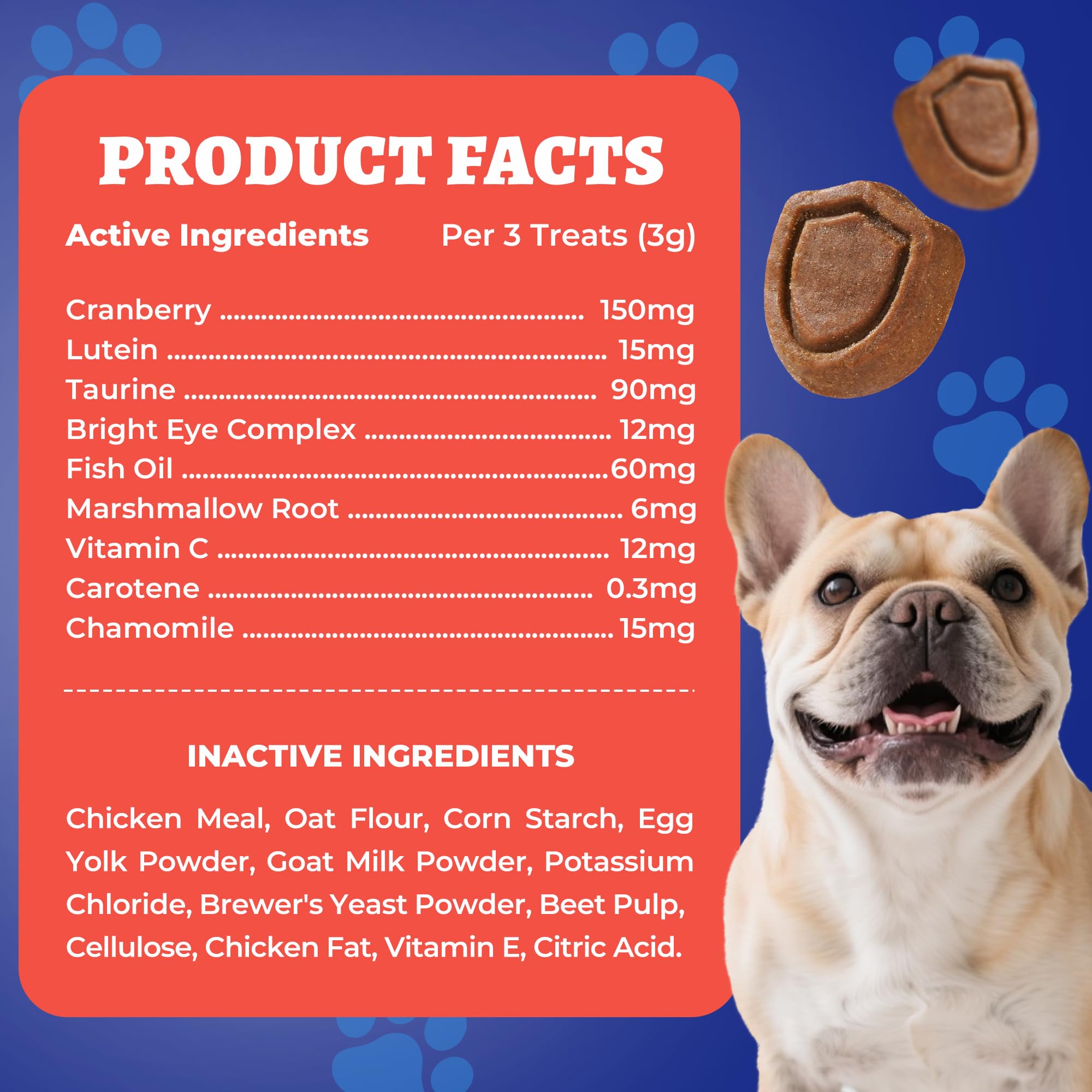 Wellix Vision Taurine – usage quotidien pour clarté visuelle chez les chiens.