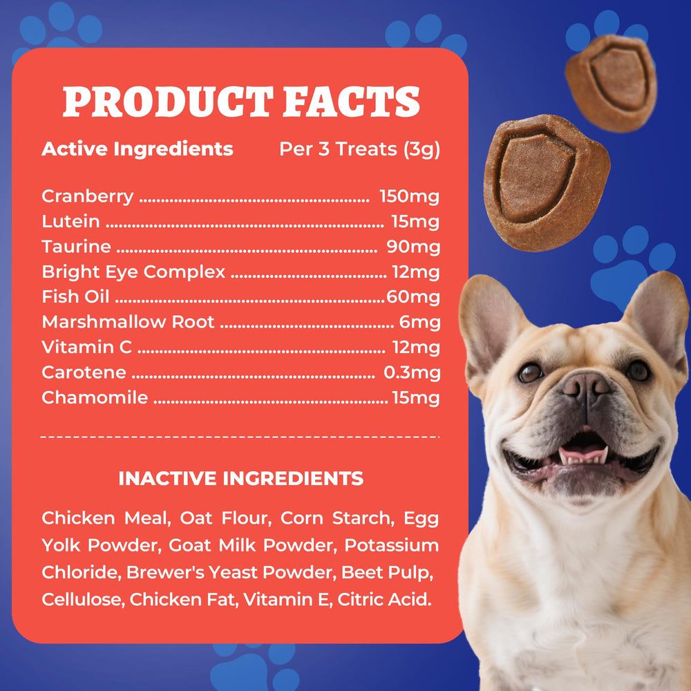 Wellix Vision Taurine – usage quotidien pour clarté visuelle chez les chiens.