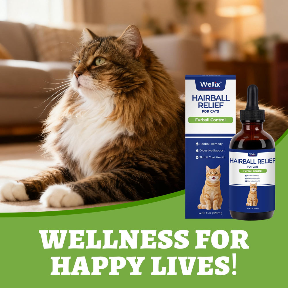 Wellix flacon 120 ml durable, solution quotidienne pour plusieurs chats.