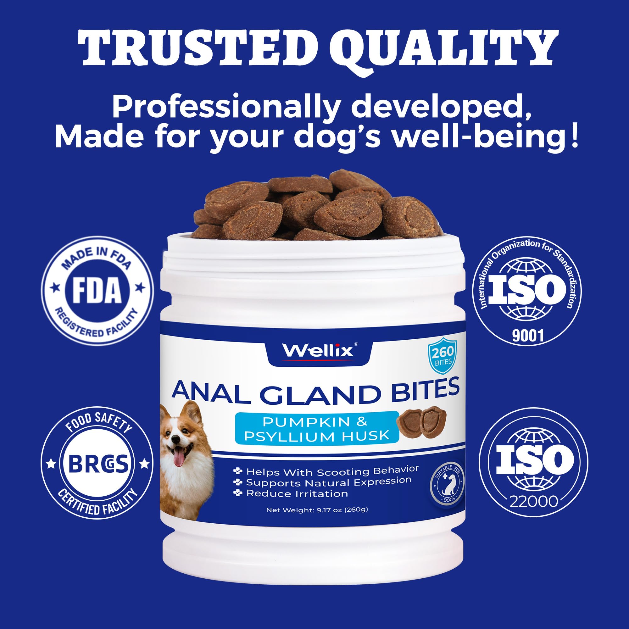 Wellix friandises saveur poulet appréciées par les chiens.