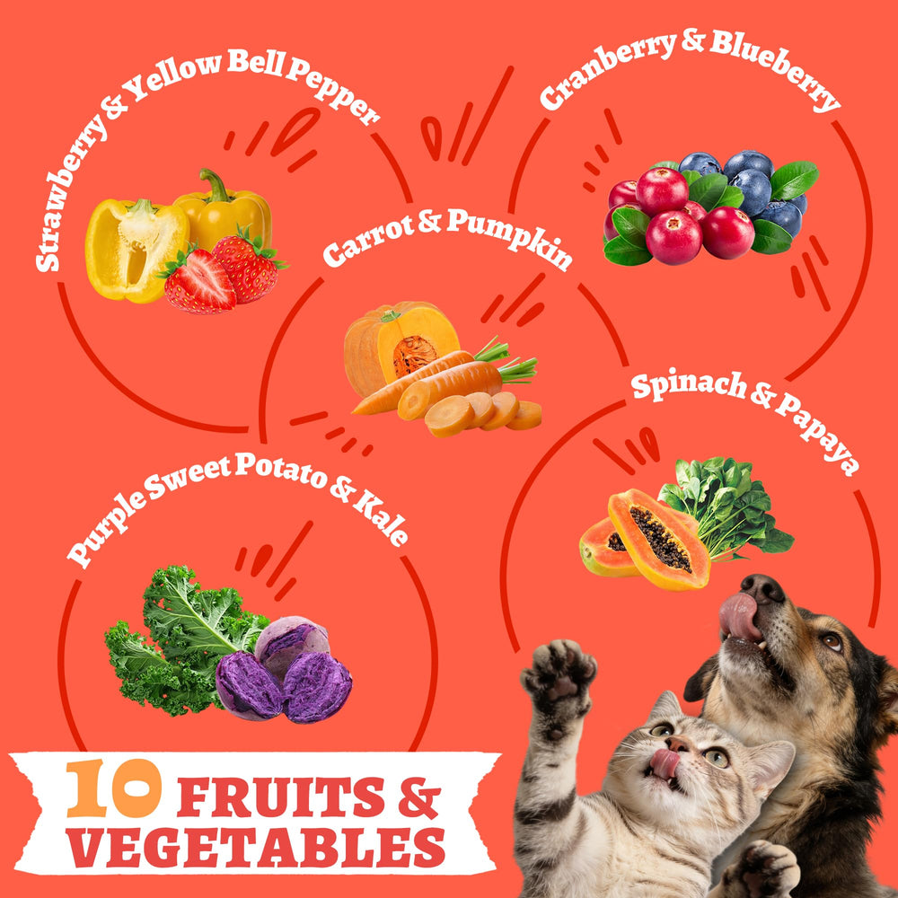 Goût naturel Wellix poulet et legumes, récompense appréciée pour chiens et chats.