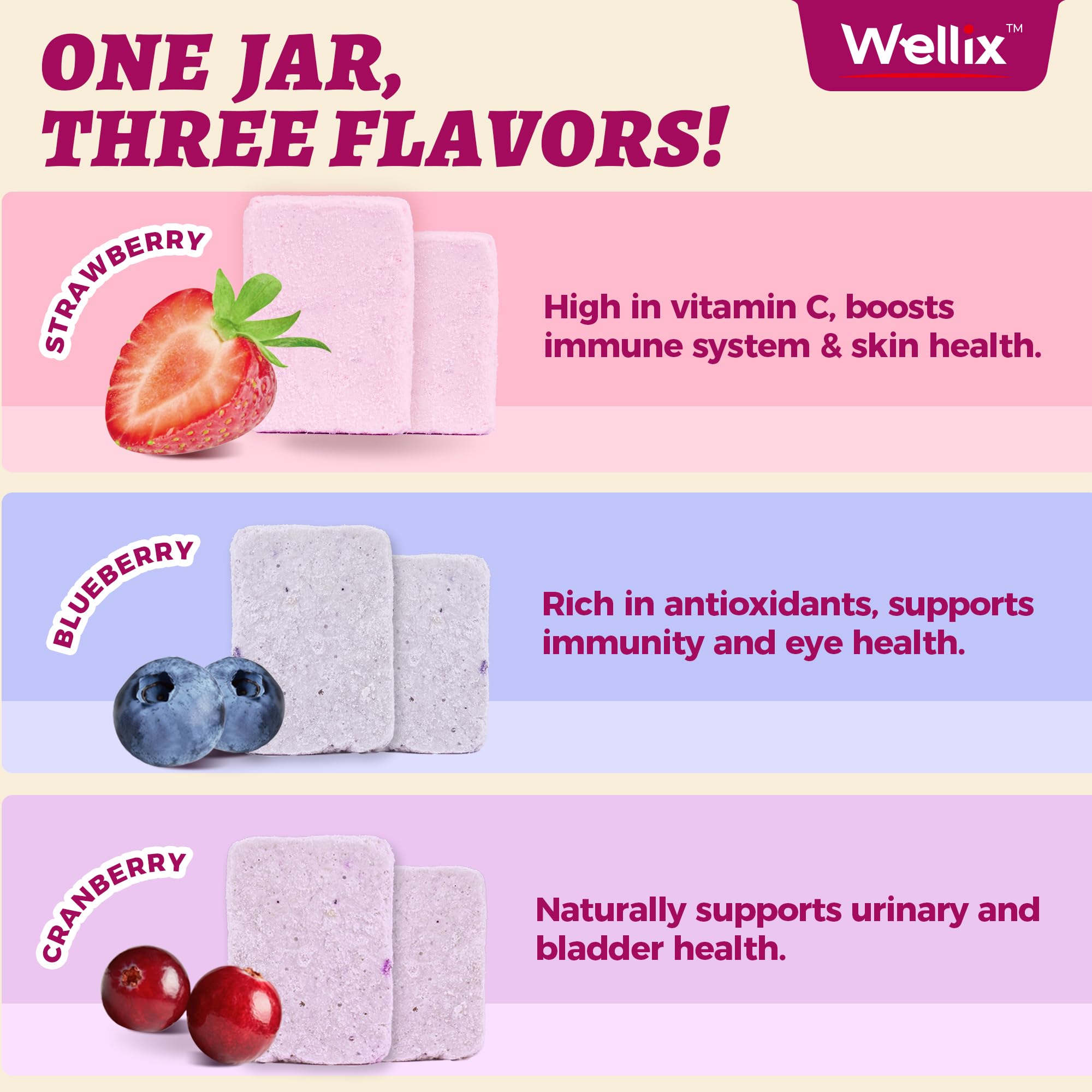 Wellix friandises yaourt 72% – ingrédients simples et sans artificiels.