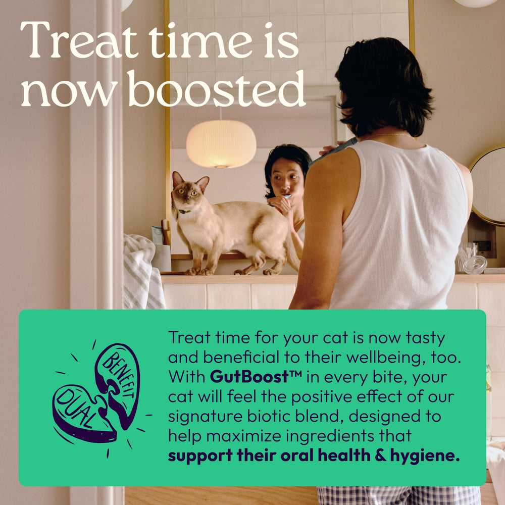 WellJoy chat-tartre-reduction : friandises dentaires ciblant le tartre.