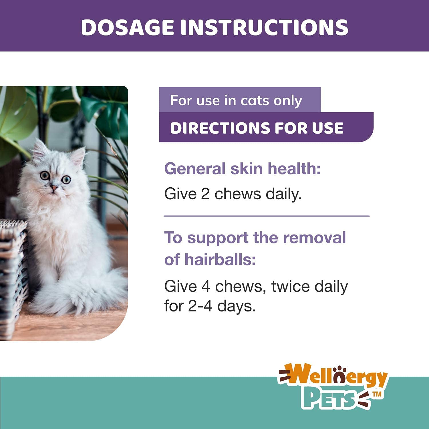Friandise texture poulet doux pour mastication agréable du chat avec Wellnergy Pets.