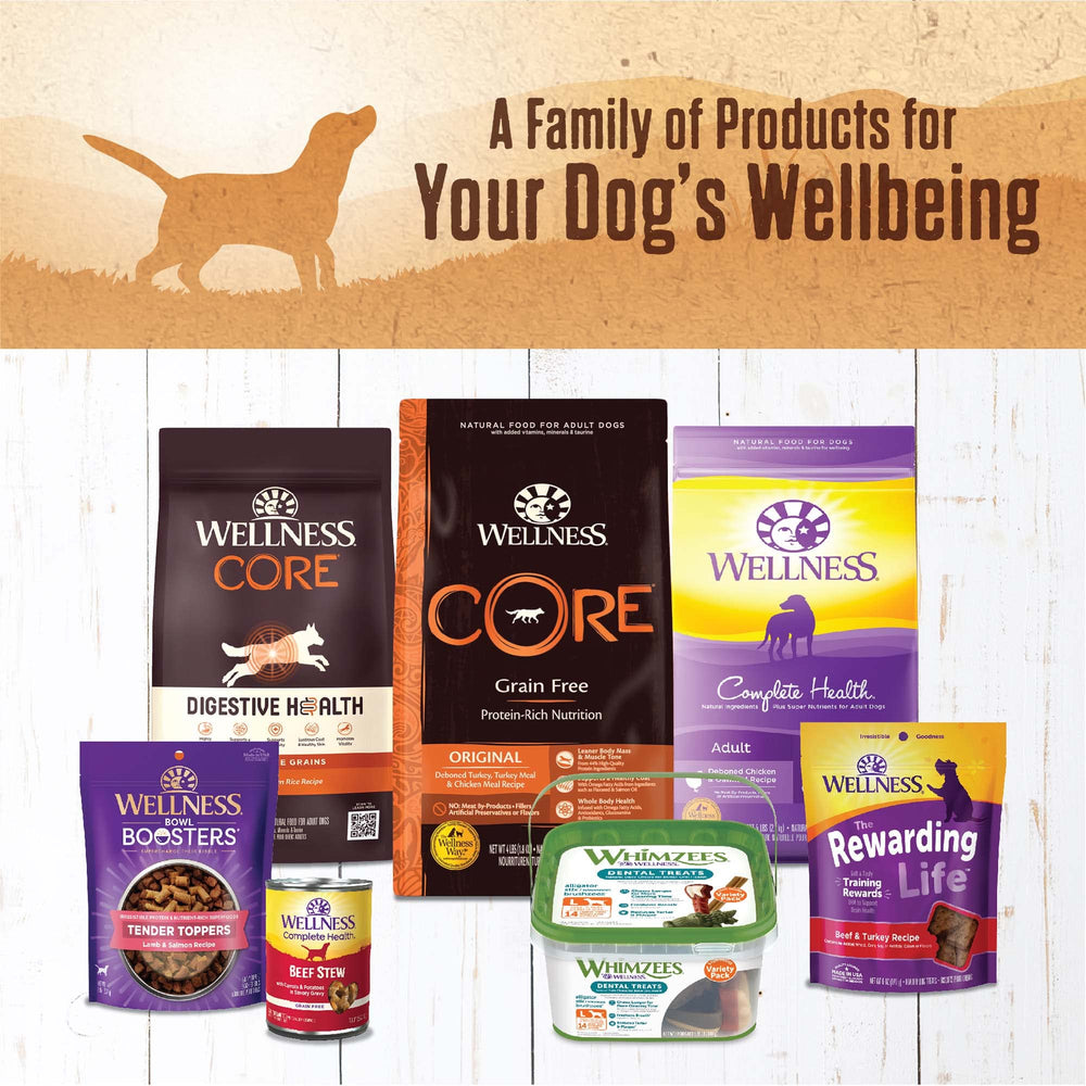 Mélange possible avec ration sèche Wellness 95% Bœuf