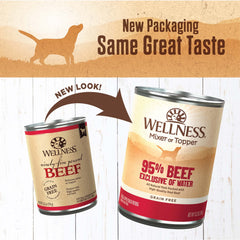 Texture lisse du pâté Wellness 95% Bœuf prête à mélanger