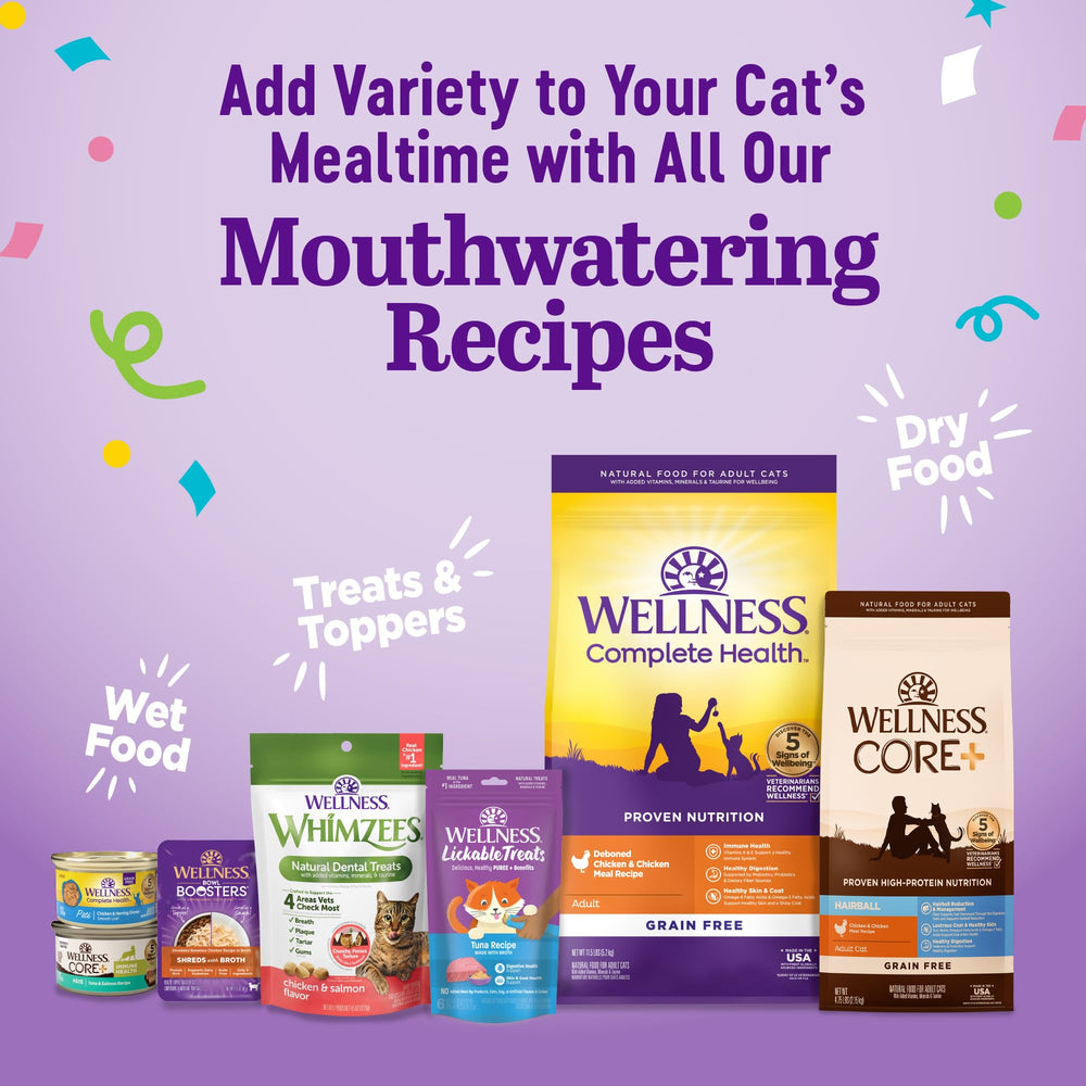 Wellness Appetizing Entrées: emballage pratique de 8 pochettes pour chats