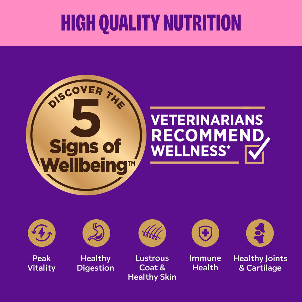 Wellness Appetizing Entrées sans additifs, sachets : ingrédients naturels.