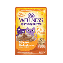 Wellness Appetizing Mousse : texture crèmeuse pour chats difficiles.