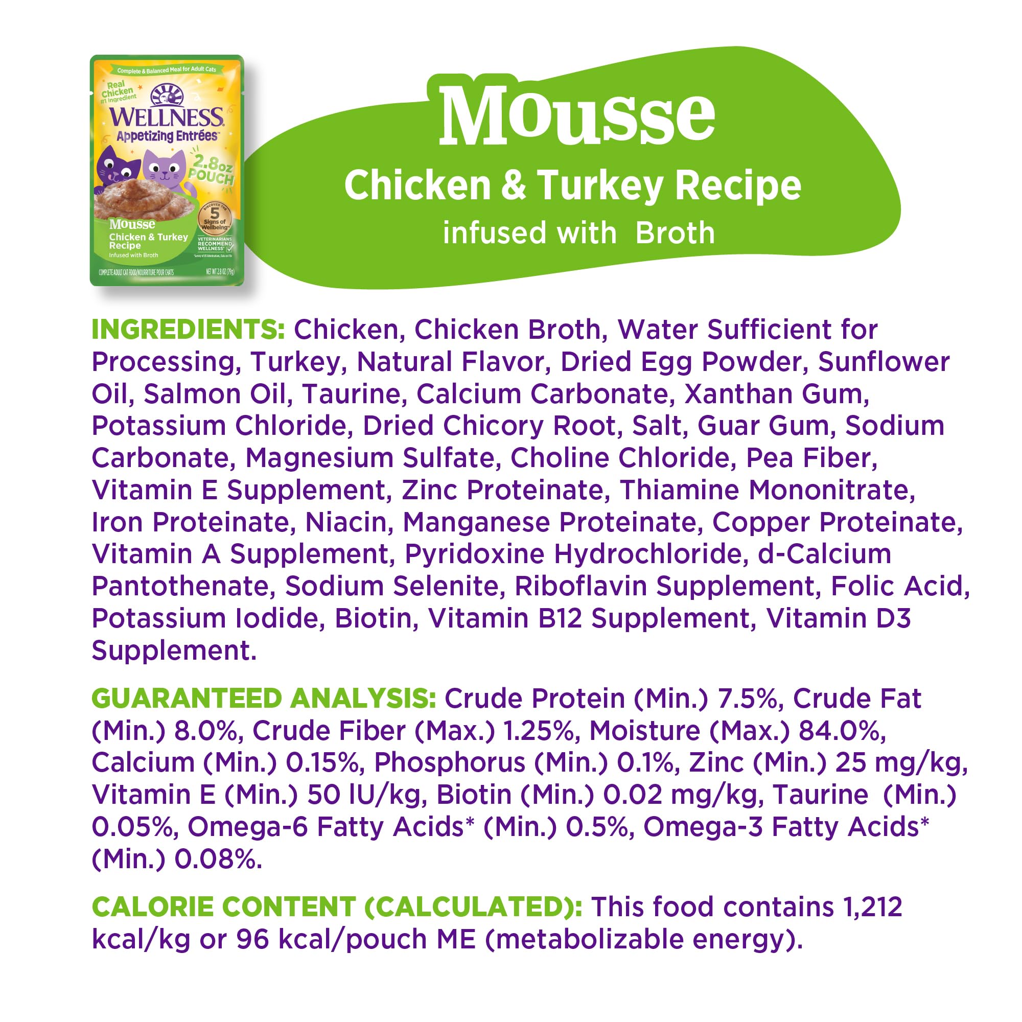 Wellness Appetizing Mousse Flocanee: sans-grains pour une alimentation adaptée.
