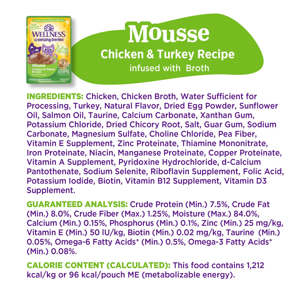 Wellness Appetizing Mousse Flocanee: sans-grains pour une alimentation adaptée.