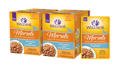 Wellness sachets 85 g Dinde et Canard, protéine de qualité pour chat.