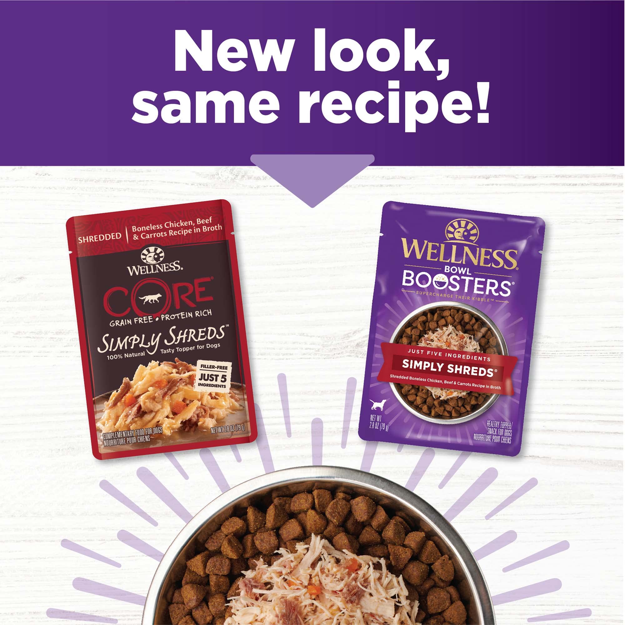 Wellness Bowl Boosters Simply Shreds: sans cereales pour un topping leger et naturel