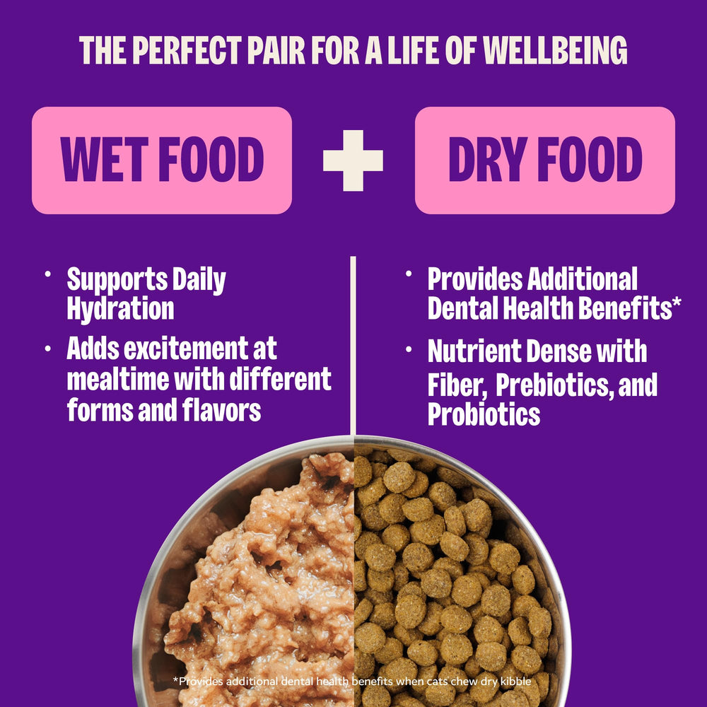 Wellness chat sans cereales, produit sans céréales et sans additifs artificiels.