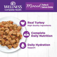 Wellness Chat Dinde Saumon Sauce Legere : saveur naturelle et hydratation facile.