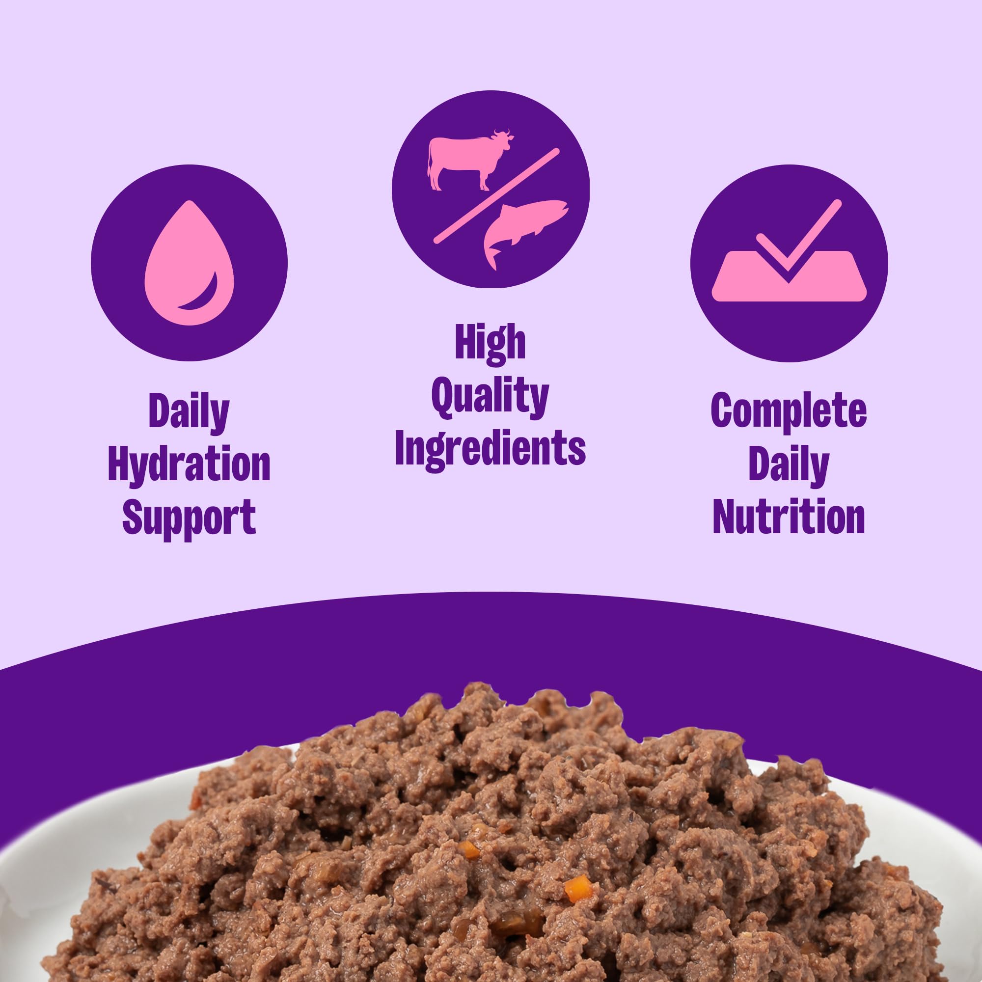 Wellness Chat Pâté Adulte Boeuf et Saumon, protéines de haute qualité pour l'énergie.