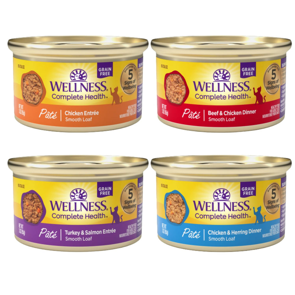 Repas quotidien Wellness Chat Pâté: qualité premium pour le bien-être félin