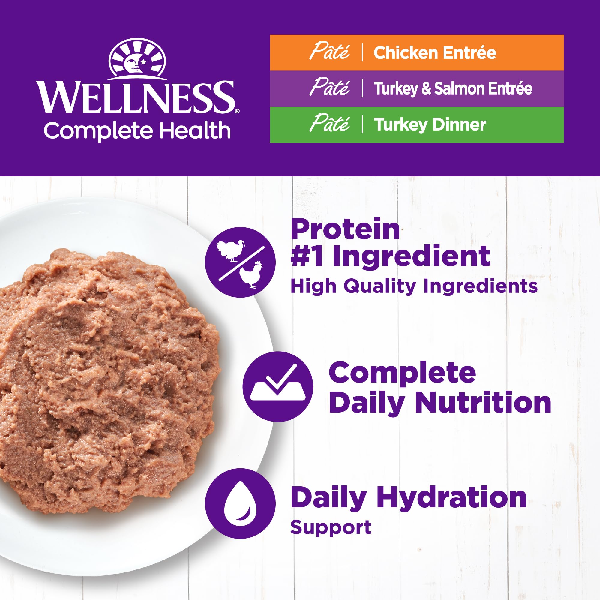 Wellness chat-pate-dinde : saveur naturelle pour chat actif