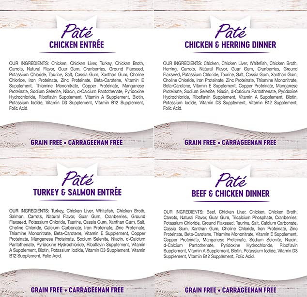Wellness Chat Pâté Premium saveur Dinde, portion pratique de 5 oz.